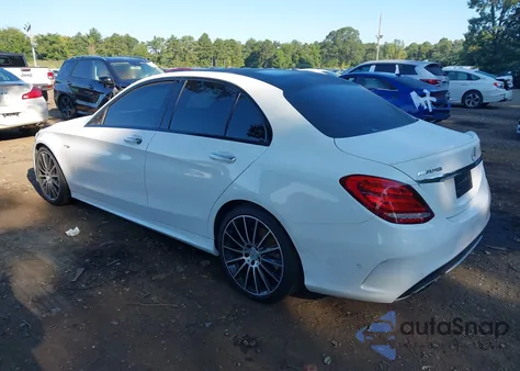 2017 Mercedes-Benz Amg C 43 4Matic z USA, uszkodzony, nr VIN 55SWF6EB6HU185222
